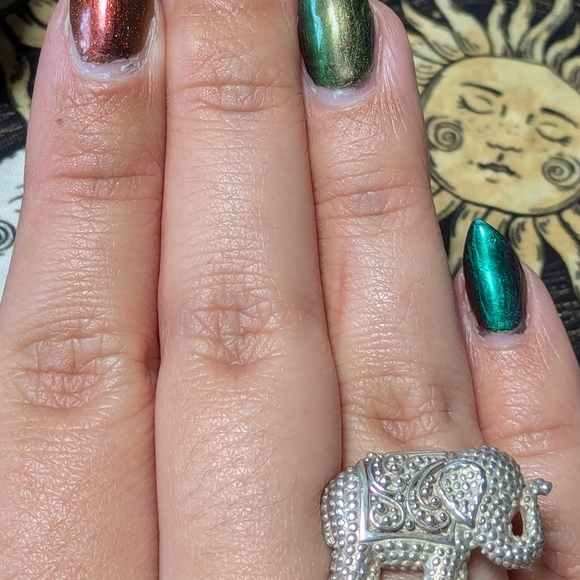 Sarda Silver 925 Hand Crafted Elephant Ring - Picture 7 of 7